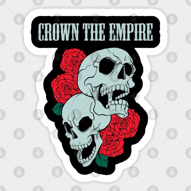 CROWN THE EMPIRE BAND Sticker by dannyook